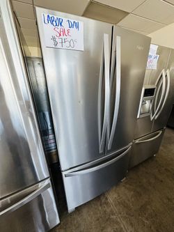 Stainless Steel Whirlpool French Door Refrigerator