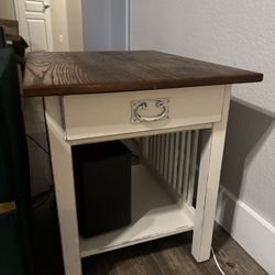 large nightstand side table