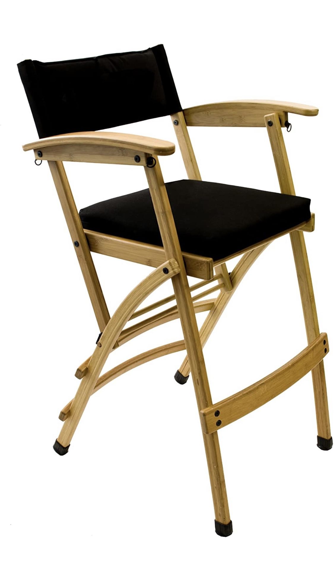 32” Deluxe Hollywood Bamboo Directors Chairs - Captains Chairs / Bar Chairs / Stools (2 Available)