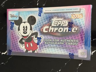 2026 Topps Chrome Disney Hobby Box