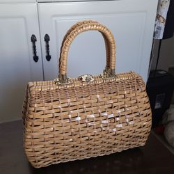 Vintage Wicker Purse