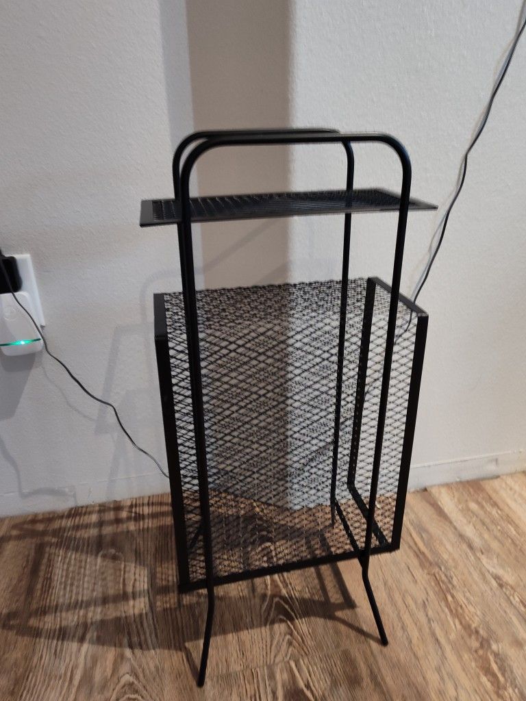 MCM Style Coaster End Table/Record Holder