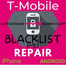 T-mobile USA Fix the Network Cleaning Unbarring Service ( Apple or Android )