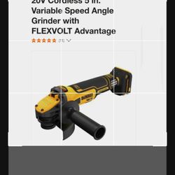 DeWalt Grinder    FlexVolt Advantage