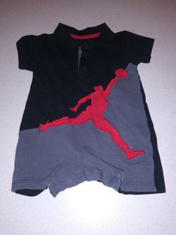 12 MONTH AIR JORDAN TWO BUTTON COLLAR SHIRT