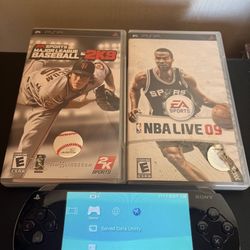 PSP With 2 Games 