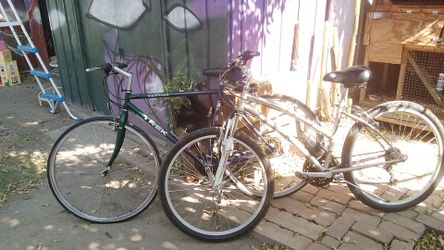 One is trex and the one is huffy