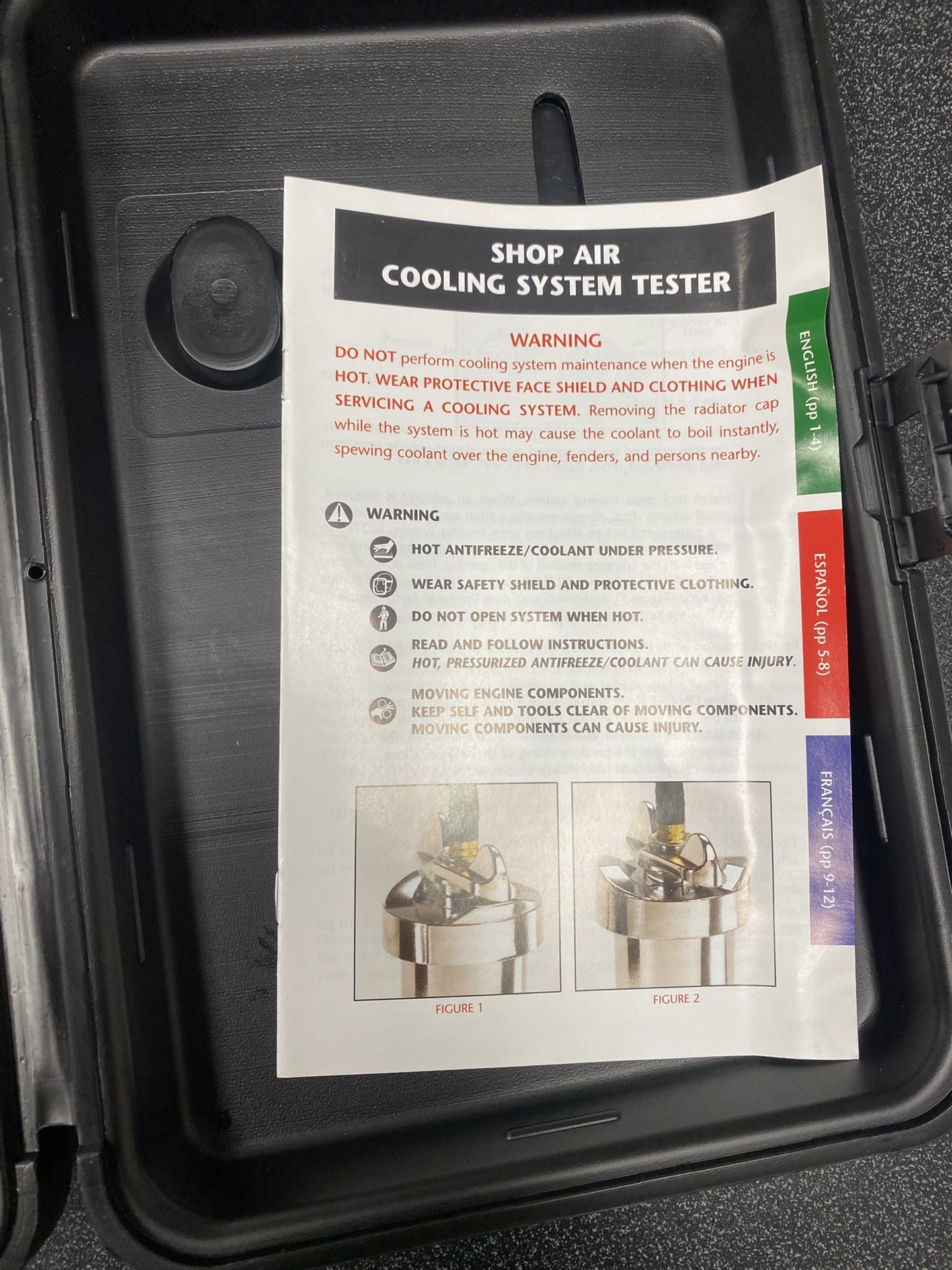 Snap-On Radiator Pressure Text Kit