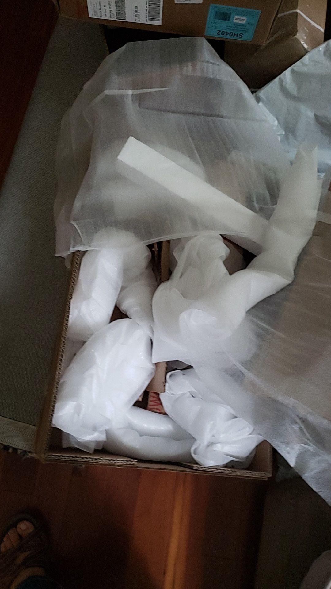 Styrofoam and packing material