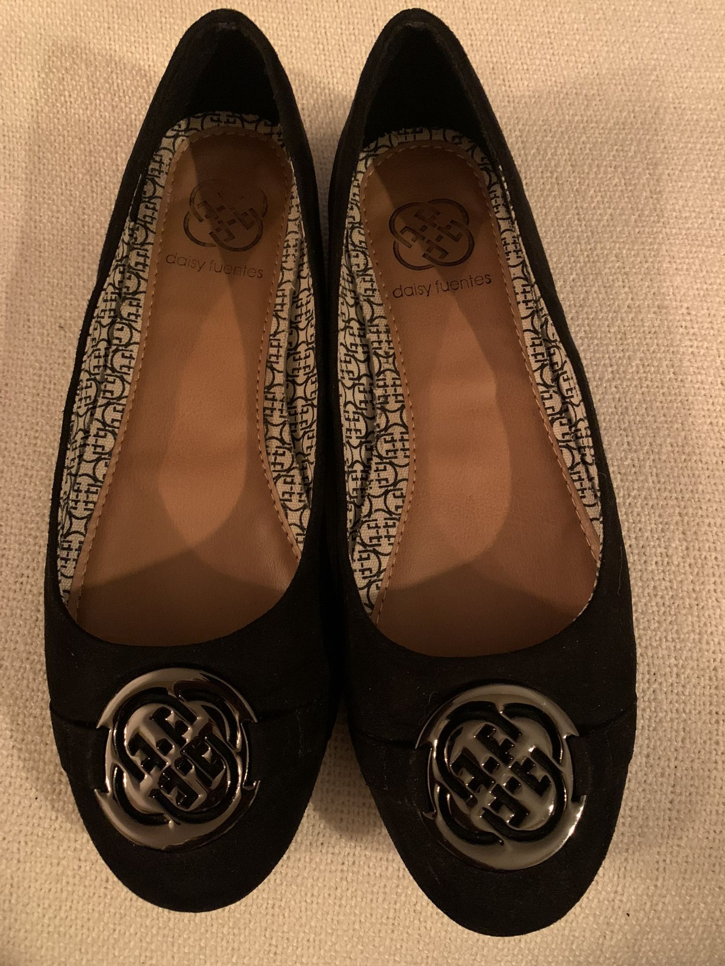 Black Flats size 7.5 by Daisy Fuentes