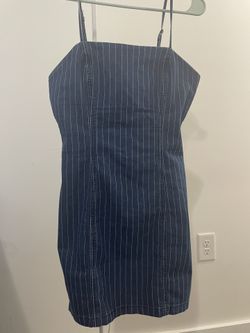 Forever 21. Size M. Denim striped dress. Worn twice.