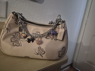Coach Teri Butterfly Purse With Charms