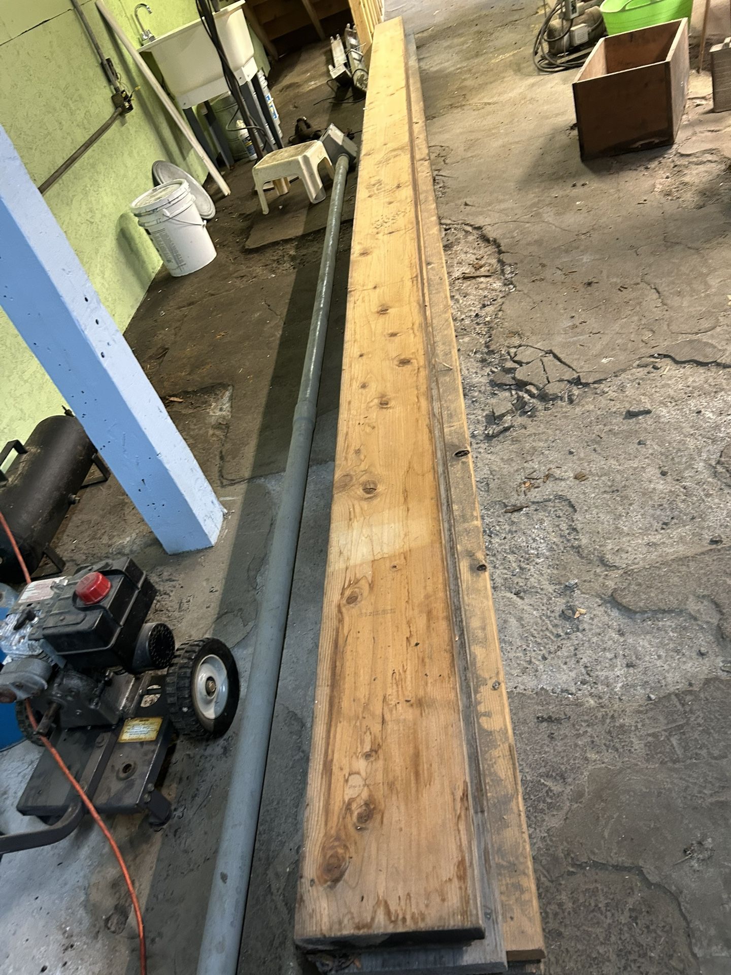 6 Large Planks Of Wood 22” Long