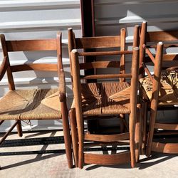 Vintage Wooden Chairs 