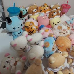 Tons Of Round 1 Plushies - Kawaii Anime Stuffed Animals