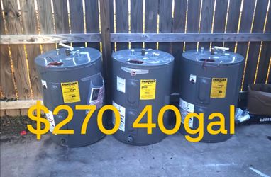 $270 water heater boiler 40 gal 220 volt / Washer Dryer stove