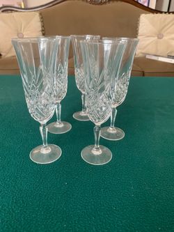 Crystal Champaign Goblet Set