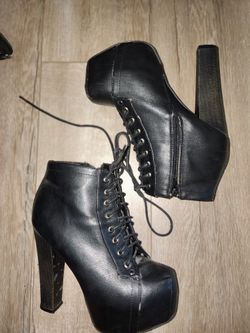Black Heel Boots