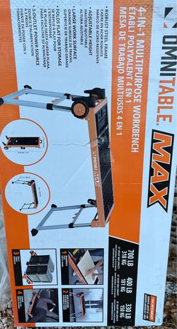 Omnitable MAX 4-in-1 Multipurpose Workbench