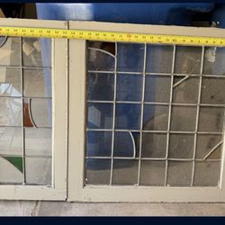 Stained Glass Window From Tudor Style House