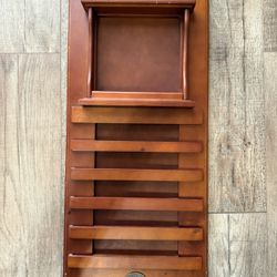 Thomas Kinkade Simpler Times wooden perpetual calendar display.