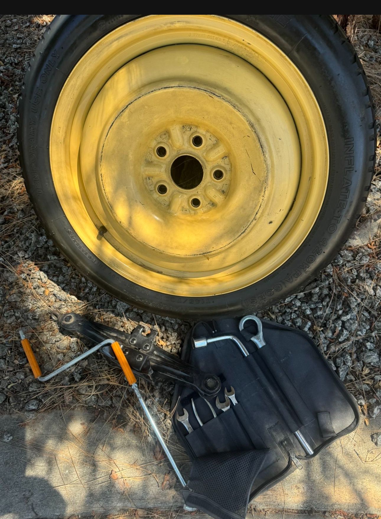 Spare Tire, Jack And Tools
