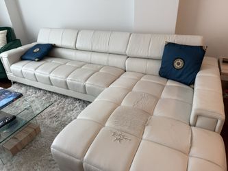 White Chaise sofa