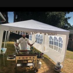 Family Size Bigger Hi. Enclosed Shelter Event Party Big 10x20 Tent New 👑 150 each only 4 more left New. Strong. Stabilized.  With removable sidewalls