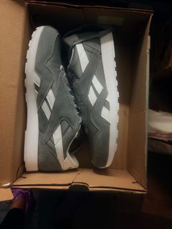 Grey Reebok classics