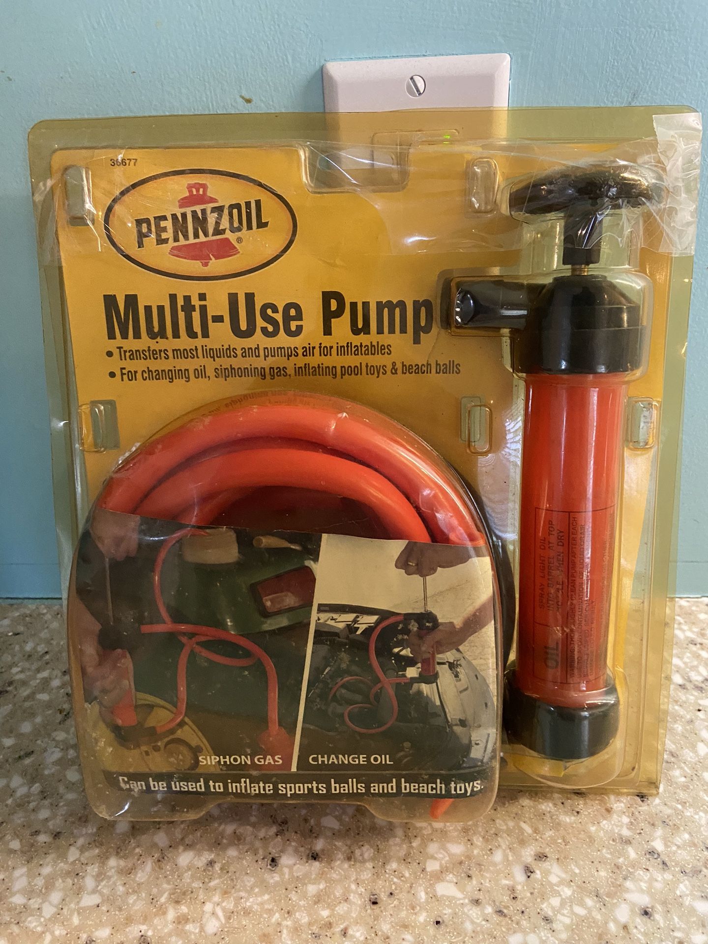 Mechanics Pennzoil Liquid/Fluid/Transfer Pump & Inflator