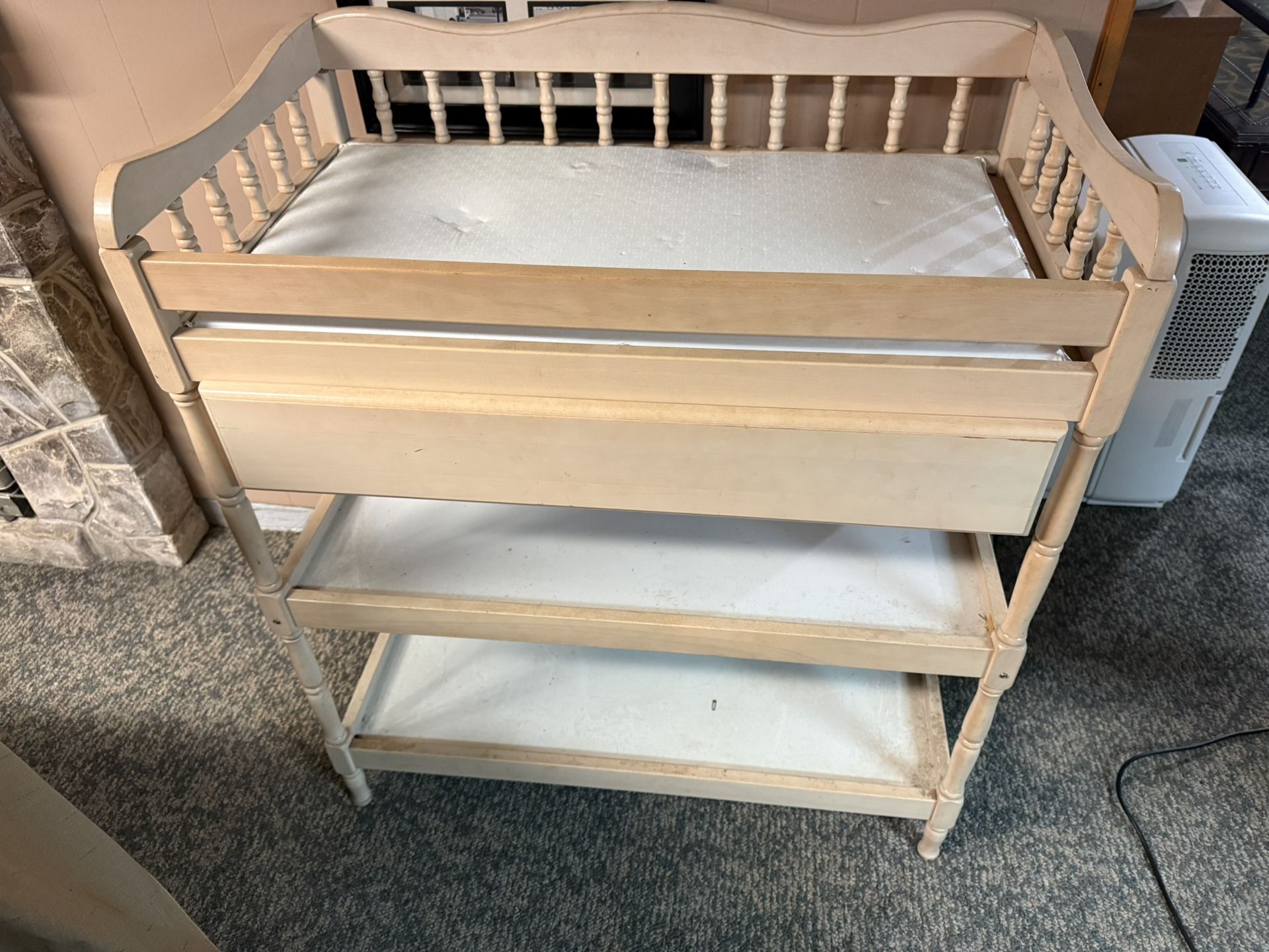 Wooden Baby Changing Table
