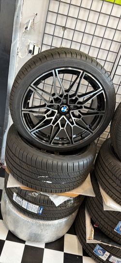 19” BMW WHEELS M STYLE WHEELS RIMS 5x120 STAGGERED + TIRES (4) NEW-WE FINANCE