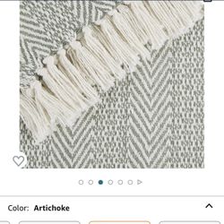 50x60 Throw Blanket ( Color Is Artichoke) 