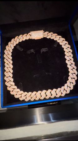 20mm moisanite cuban link 