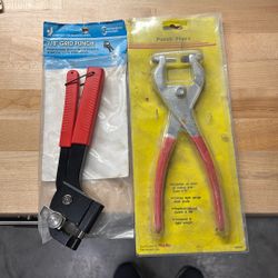 Punch Pliers And Grid Punch 
