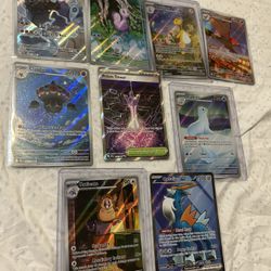 Pokemon 9 Card Illustrator Full Art Rare Lot Ampharos Coballion Dewgong Clayton Raticate