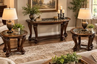 Ashley Furniture Norcastle 3-Piece Table Set