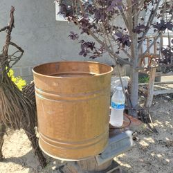 Antique copper tub