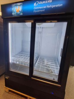 Double Glass Door merchandise Refrigerator