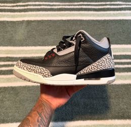 Jordan 3 “Black Cement 2018”, Size 11