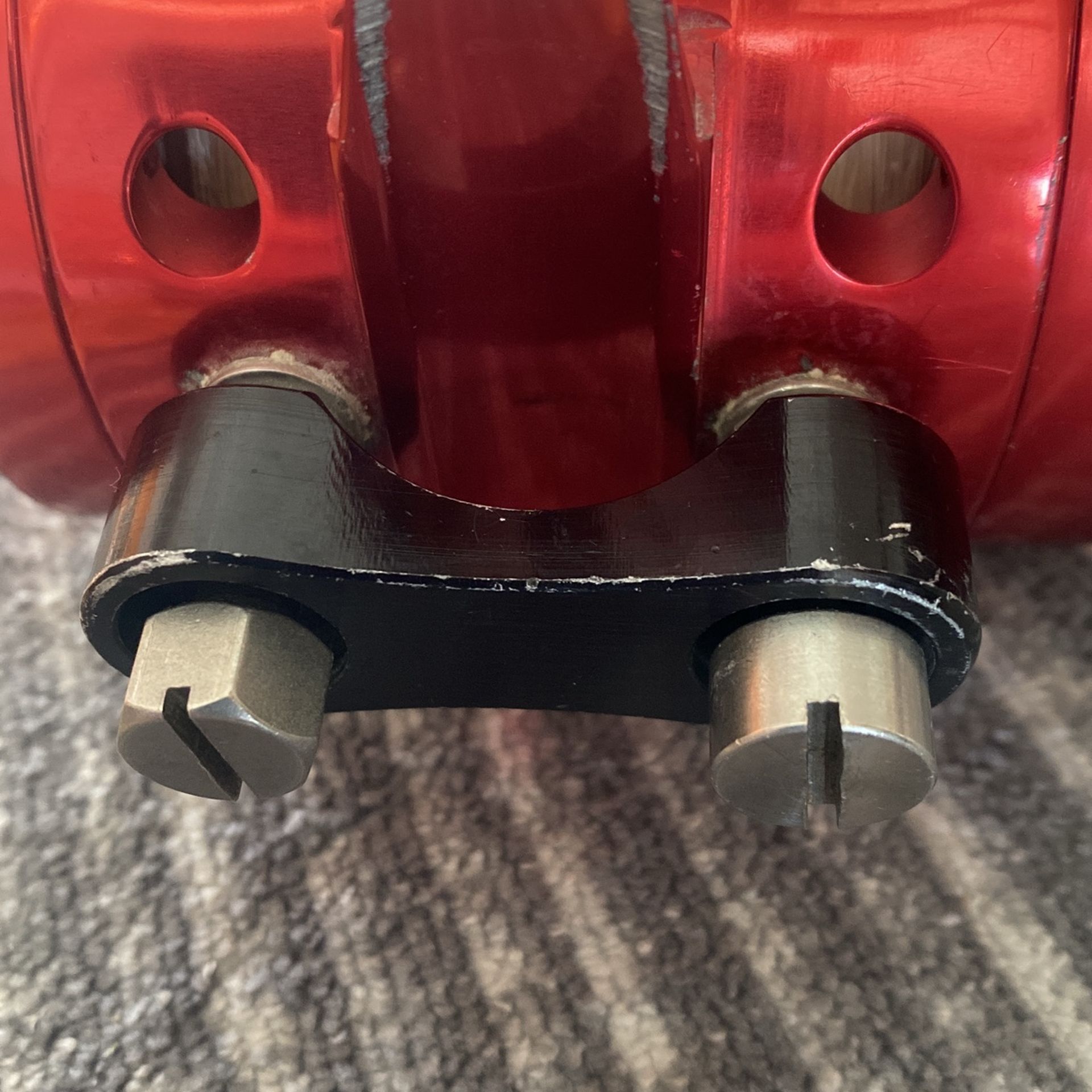 Vintage Accuplates Accurate 4/0 Accuframe Fishing Reel Red with