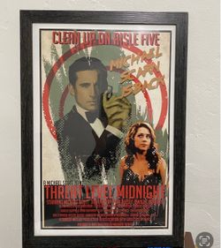 The Office: Threat Level Midnight Original Framed Poster "Clean Up on Aisle Five" Scarn