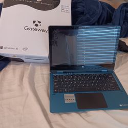 BRAND NEW ULTRA SLIM GATEWAY 11.6 4GB./64GB NOTEBOOK BLUE