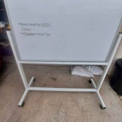 Whiteboard, Silver Aluminum Frame