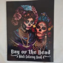 Day Of The Dead Coloring Book 