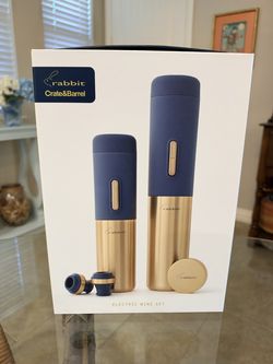 Crate & Barrel Rabbit Electric Wine Set