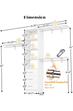 Closet organizers