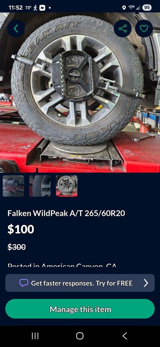Falken WildPeak A/T 265/60R20