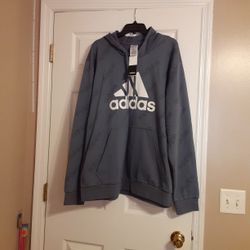 ADIDAS 2XL HOODED SWEATSHIRT 