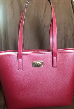 Red Michael Kors purse